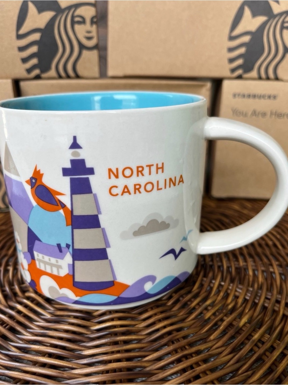Starbucks You Are Here North Carolina mug